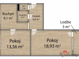 Prodej bytu 2+1, Aš, Žižkova, 52 m2