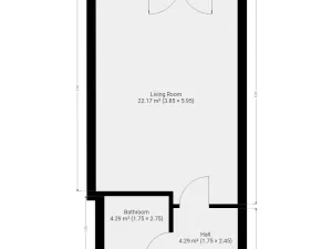 Pronájem bytu 1+kk, Praha - Vysočany, Poděbradská, 33 m2