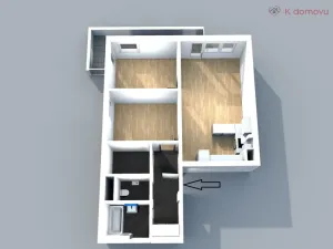 Pronájem bytu 3+kk, Brno - Líšeň, Houbalova, 72 m2