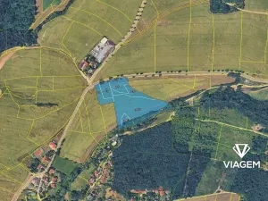 Prodej podílu pole, Davle, 7734 m2