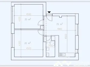 Pronájem bytu 3+kk, Brno, Valchařská, 69 m2