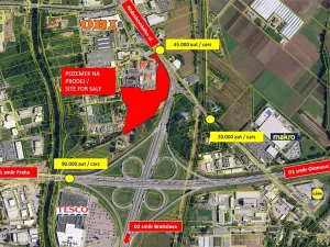 Prodej komerčního pozemku, Brno, Hněvkovského, 10000 m2