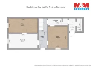 Prodej rodinného domu, Králův Dvůr, Havlíčkova, 66 m2
