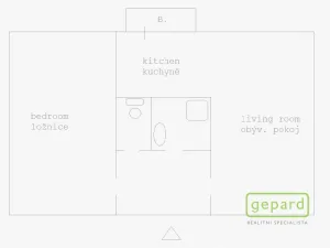 Pronájem bytu 2+kk, Praha, Jihlavská, 54 m2