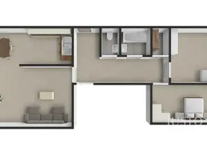Pronájem bytu 3+kk, Praha - Horní Měcholupy, Livornská, 70 m2