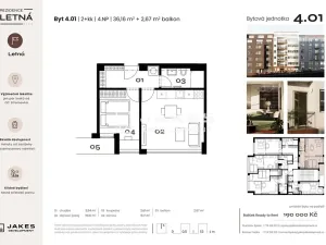 Prodej bytu 2+kk, Praha, 36 m2