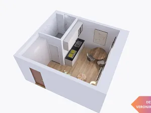 Pronájem bytu 1+kk, Olomouc, Pavlovická, 22 m2