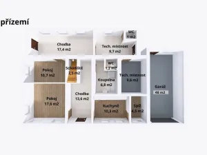 Prodej rodinného domu, Loučná nad Desnou - Filipová, 210 m2