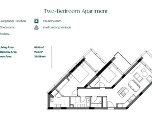 Prodej bytu 2+1, Palasë, Albánie, 99 m2