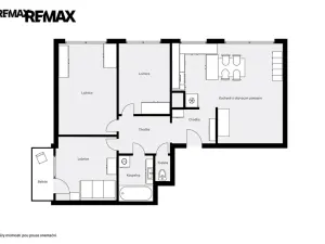 Pronájem bytu 4+kk, Praha - Libeň, Na hájku, 75 m2