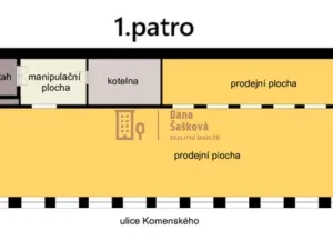 Pronájem obchodního prostoru, Jindřichův Hradec - Jindřichův Hradec I, nám. Míru, 525 m2
