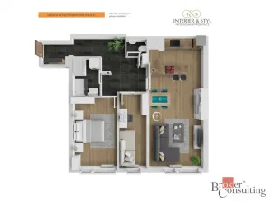 Pronájem bytu 3+kk, Praha - Troja, Pomořanská, 69 m2