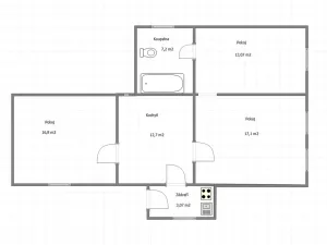 Prodej chalupy, Černíny, 135 m2