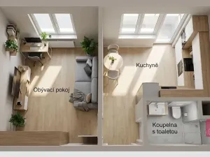 Prodej bytu 1+1, Šlapanice, Švehlova, 34 m2