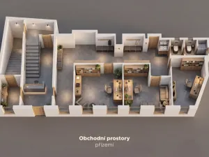 Prodej kanceláře, Liberec, Široká, 122 m2