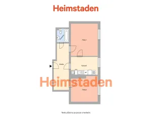 Pronájem bytu 2+1, Havířov - Město, Koperníkova, 53 m2