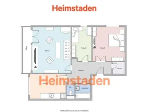 Pronájem bytu 3+1, Havířov - Podlesí, Petra Bezruče, 69 m2