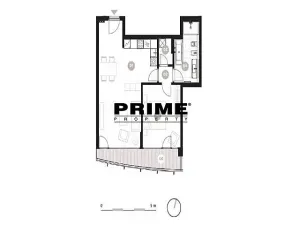 Pronájem bytu 2+kk, Praha - Smíchov, Holečkova, 59 m2