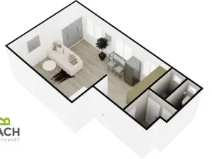 Pronájem bytu 1+kk, Náchod, Smiřických, 38 m2