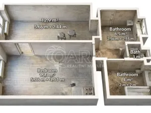 Prodej bytu 2+kk, Praha - Vinohrady, Rejskova, 39 m2