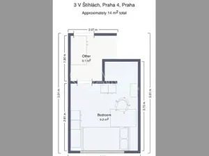Prodej bytu 4+kk, Praha - Krč, V Štíhlách, 80 m2