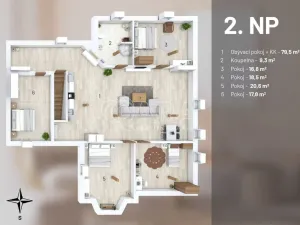 Prodej rodinného domu, Jesenice, Papoušková, 347 m2