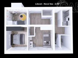 Prodej rodinného domu, Litovel - Nová Ves, 125 m2