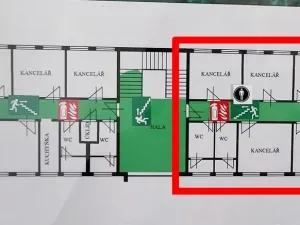 Pronájem kanceláře, Mariánské Lázně - Úšovice, U Mlékárny, 64 m2