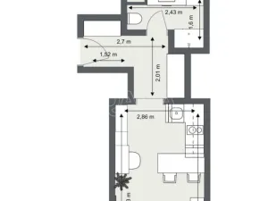 Prodej bytu 1+kk, Praha - Smíchov, Radlická, 25 m2