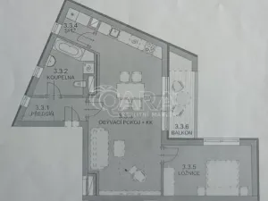 Pronájem bytu 2+kk, Brno, Hrozňatova, 72 m2