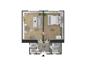 Prodej bytu 1+1, Praha - Holešovice, Jirečkova, 53 m2