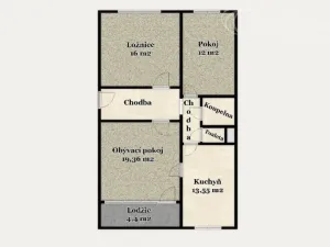 Pronájem bytu 3+1, Praha - Strašnice, Průběžná, 78 m2