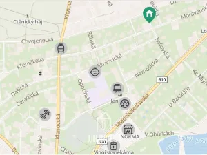 Pronájem bytu 2+kk, Praha - Vinoř, Moravanská, 57 m2