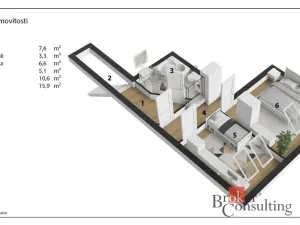 Prodej bytu 3+kk, Černošice, Zdeňka Lhoty, 74 m2