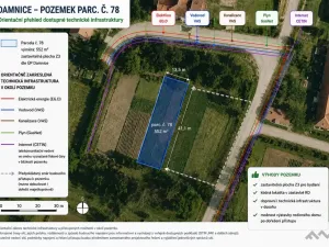 Prodej zahrady, Damnice, 552 m2