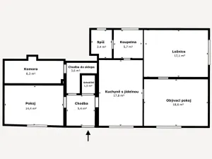 Prodej rodinného domu, Ostroměř, 96 m2