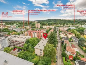 Pronájem bytu 2+1, Praha - Modřany, Klostermannova, 53 m2