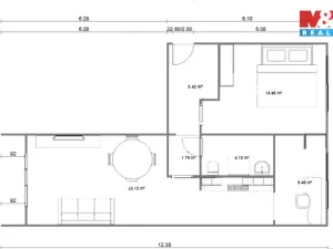 Pronájem bytu 2+1, Světlá nad Sázavou, Sázavská, 60 m2