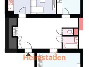 Pronájem bytu 3+kk, Ostrava - Poruba, Havlíčkovo náměstí, 74 m2