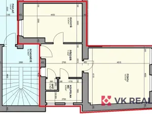Pronájem bytu 2+kk, Praha - Břevnov, Bělohorská, 44 m2