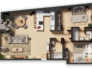 Prodej bytu 3+kk, Palma de Mallorca, Španělsko, 73 m2