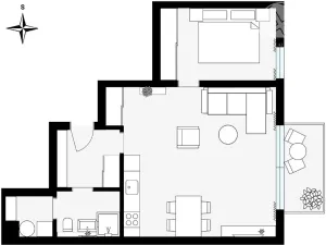 Prodej bytu 2+kk, Praha - Vysočany, Kolmá, 61 m2