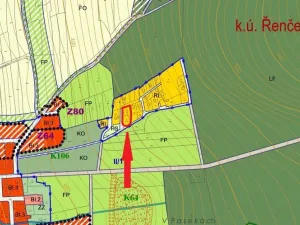 Prodej zahrady, Řenče, 942 m2