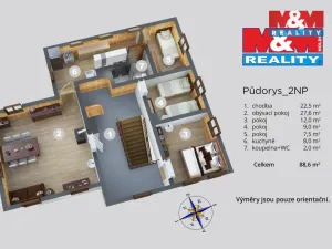 Prodej ubytování, Labská Stráň, 275 m2