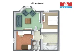 Prodej rodinného domu, Cheb, Dragounská, 113 m2