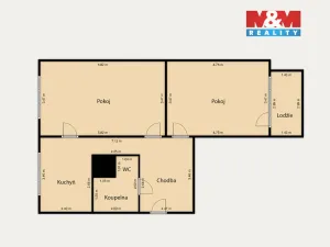 Prodej bytu 2+1, Hazlov, 60 m2