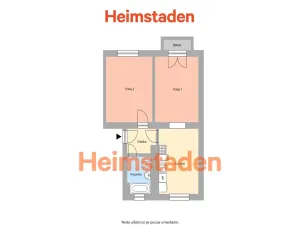 Pronájem bytu 2+1, Havířov - Prostřední Suchá, Osadní, 47 m2