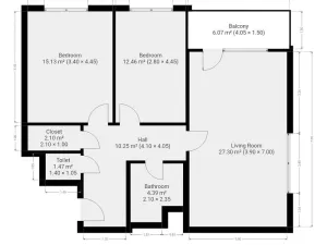 Pronájem bytu 3+kk, Praha - Hloubětín, Waltariho, 80 m2