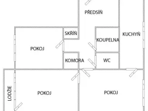 Prodej bytu 3+1, Orlová - Lutyně, Karla Dvořáčka, 71 m2