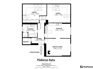 Prodej bytu 3+1, Průhonice, Říčanská, 106 m2
